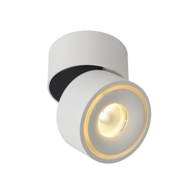 Lucide Yumiko - opbouwspot 1L - Ø 7,8 x 8,2 cm - 8W dimbare LED incl. - wit