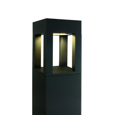 ONE Light Cage Light I - tuinpaal - 16 x 16 x 60 cm - 22W LED incl. - IP65 - antraciet - witte lichtkleur