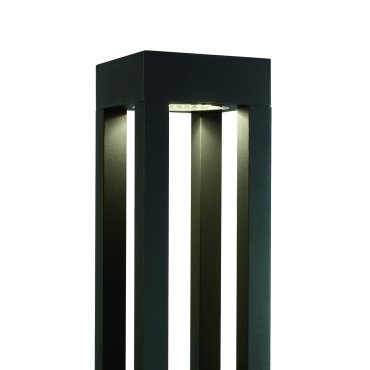 ONE Light Cage Light - tuinpaal - 16 x 16 x 60 cm - 22W LED incl. - IP65 - antraciet - witte lichtkleur