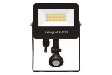Integral LED Super Slim 2 - verstraler met bewegingssensor – 15,4 x 3,9 x 19,9 cm - via Tuya Smart - 20W LED incl. - instelbare lichtkleur - IP67 - zwart