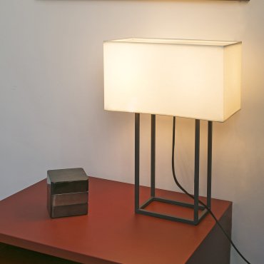 Faro Vesper - tafellamp - 40 x 20 x 60 cm - bruin en beige