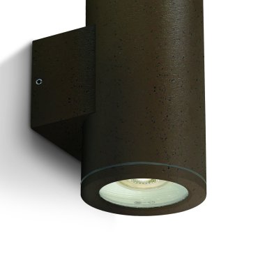 ONE Light GU10 Outdoor Wall Lights - buiten wandverlichting - 8 x 17,3 cm - IP54 - roest bruin