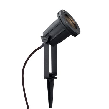 Nordlux Spotlight - tuinspot op piek met stekker - Ø 10 x 38 cm - IP54 - zwart