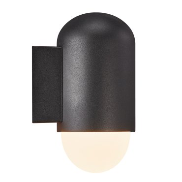 Nordlux Heka - buiten wandverlichting - Ø 10,6 x 21,6 x 13,8 cm - IP54 - zwart