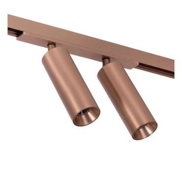 Lucide Linial Moxx - magnetisch railsysteem - railspot - 17 x 4,5 x 10 cm - 2 x 10W LED incl. - dimfunctie en instelbare lichtkleur via app - champagne