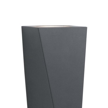 Searchlight Slough - buiten wandverlichting - 12 x 21,5 cm - IP44 - zwart