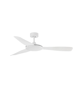 Nova Luce Blaire - Plafondventilator met afstandsbediening - Ø 132 x 42 cm - 38W incl. - wit