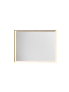 Nova Luce Ambor - spiegel met verlichting - 60 x 80 x 5,5 cm - 38W LED incl. - IP44 - geanodiseerd goud
