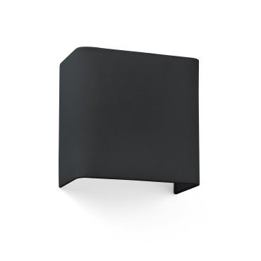 Faro Cotton - wandverlichting - 20 x 10 x 20 cm - mat zwart