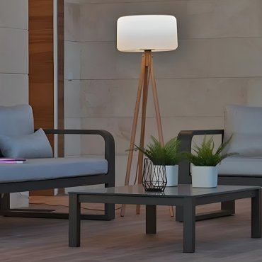 New Garden Chloe - buiten vloerlamp - Ø 45 x 140 cm - 7W dimbare LED incl. - IP65 - wit