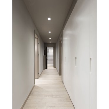 Nova Luce Brad - trimless inbouwspot - 88 x 88 mm, 85 x 85 mm inbouwmaat - wit
