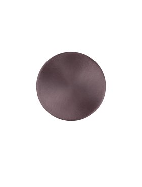 Nova Luce Cyrcle - wandlamp - Ø 22 x 3,5 cm - 12W LED incl. - geborstelde koffie