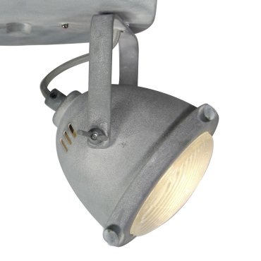 SHOWROOMMODEL - Brilliant Carmen - opbouwspot 2L - Ø 28 x 18,5 cm - 2 x 4W LED incl. - betongrijs
