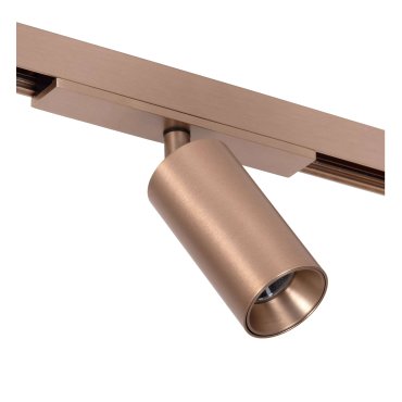 Lucide Linial Bix - magnetisch railsysteem - railspot - Ø 3,5 x 10 cm - 8W LED incl. - dimfunctie en instelbare lichtkleur via app - champagne