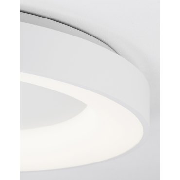 Nova Luce Rando Thin - plafondverlichting - Ø 60 x 9 cm - 50W dimbare LED incl. - zandwit - warm witte lichtkleur