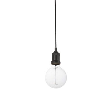 Faro Art - hanglamp - Ø 11 x 9 cm - mat zwart