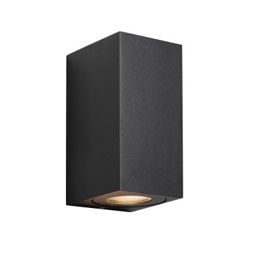 Nordlux Canto Maxi Kubi 2 - buiten wandverlichting - 8,7 x 17,2 x 10 cm - IP44 - zwart