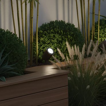 VK Lighting Sui - spot op piek - Ø 7 x 9,8 cm - 12W LED incl. - IP65 - groen