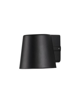 Nova Luce Ovi - buiten wandverlichting - Ø 10 x 9 x 11 cm - IP54 - zandzwart