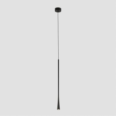 Faro Diana 600 - hanglamp - Ø 3,2 x 60 cm - 6W LED incl. - zwart