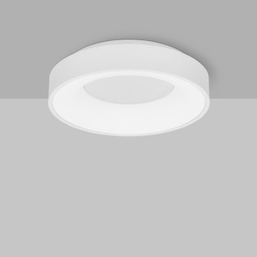 Nova Luce Rando Thin - plafondverlichting - Ø 38 x 9 cm - 30W dimbare LED incl. - zandwit
