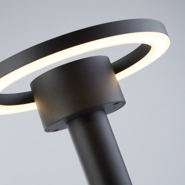 Searchlight Eakring - tuinpaal - Ø 24 x 73 cm - 12W LED incl. - IP44 - zwart