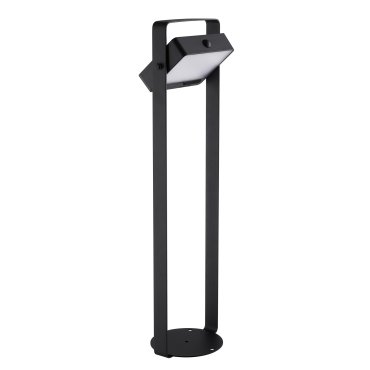 Nordlux Saulio Solar - tuinpaal - Ø 17 x 60 cm - 4,45W LED incl. - IP44 - zwart