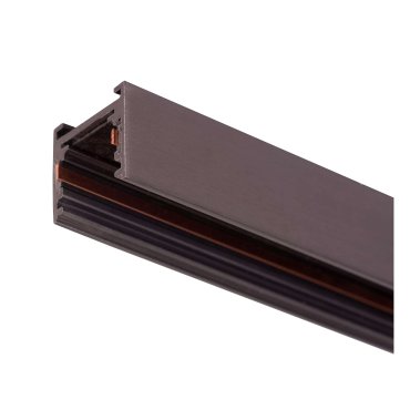 Lucide Linial - magnetisch railsysteem - 2m opbouwprofiel - 1,9 x 1,8 cm - zwart mat chroom