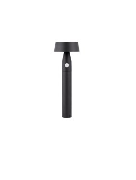 Nova Luce Chiaro - tuinpaal - Ø 17 x 50 cm - 1W LED incl. - IP54 - zandzwart