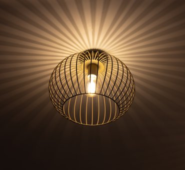 ETH Wire Sand - plafondlamp - Ø 40 x 28,5 cm - zand