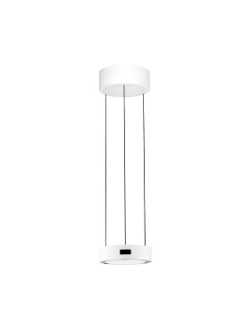 Nova Luce Afi - hanglamp - Ø 20 x 280 cm - 24W dimbare LED incl. - wit