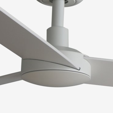 Faro Rudder L - plafondventilator - Ø 132 cm - mat wit en essen