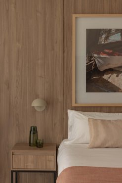Faro Matilda - wandlamp - 18,6 x 16,6 cm - beige