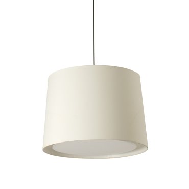 Faro Conga - hanglamp - Ø 40 x 30 cm - wit en zwart