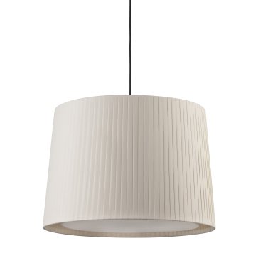 Faro Samba - hanglamp - Ø 40 x 30 cm - zwart en beige