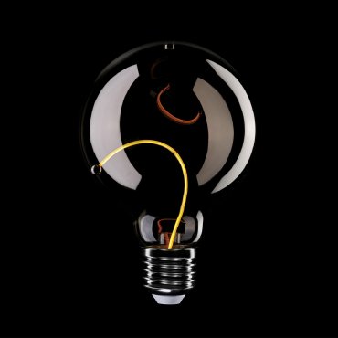 Creative Cables LED filament lamp Magnetic - Ø 9,5 x 14 cm - E27 - 2,2W - 1800K - gerookt