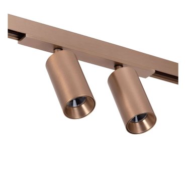 Lucide Linial Bix - magnetisch railsysteem - railspot - 17 x 3,5 x 10 cm - 2 x 8W LED incl. - dimfunctie en instelbare lichtkleur via app - champagne