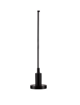 Nova Luce Dessay - tuinpaal - Ø 1,6 x 58 cm - 6W LED incl. - IP65 - zandzwart