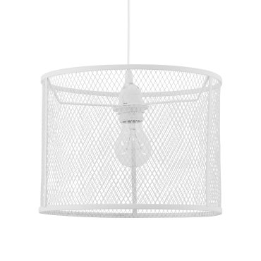 Nova Luce Net - hanglamp - Ø 30 x 140 cm - wit