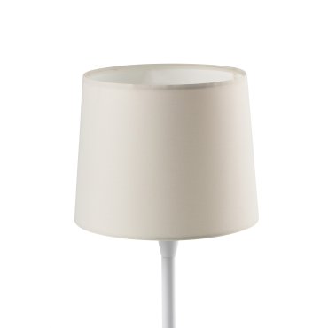 Faro Conga - tafellamp - Ø 25 x 49,5 cm - wit en beige
