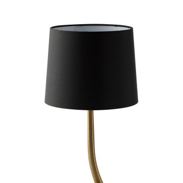 Faro Rem - tafellamp - Ø 25 x 57 cm - brons en zwart
