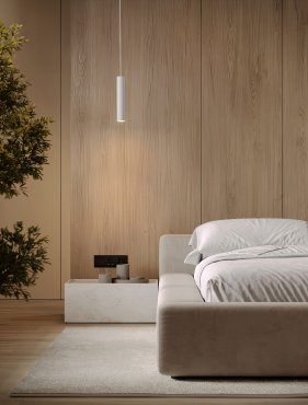Nova Luce Mor - hanglamp - Ø 4 x 200 cm - wit