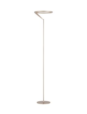 Nova Luce Tilia - vloerlamp - Ø 33 x 168 cm - 26W dimbare LED incl. - mokkakoffie