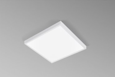 Century Italia P-Quadro Advance - plafondlamp - 59,5 x 59,5 x 1 cm - 40W LED incl. - IP40 - wit