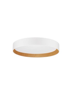 Nova Luce Stake - plafondlamp - Ø 45 x 8 cm - 40W dimbare LED incl. - zandwit