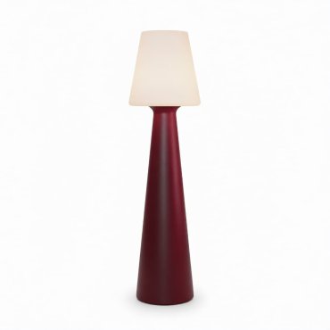 New Garden Lola 165 Pop - vloerlamp met oplaadbare lichtbron - Ø 45 x 165 cm - RGB + wit 10W LED incl. - dimbaar met afstandsbediening - IP54 - bordeauxrood