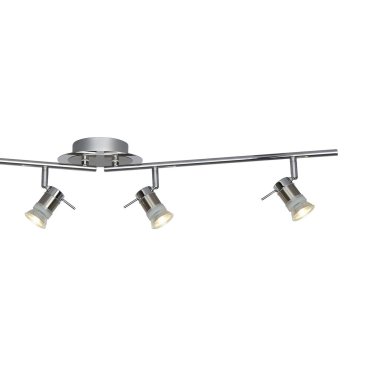 Searchlight Aries – plafondverlichting - 90 x 12 x 16 cm - IP44 - chroom
