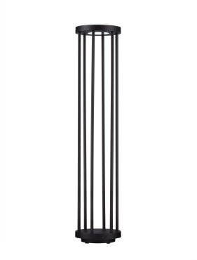 Nova Luce Nereus - tuinpaal - Ø 16 x 75 cm - 8W LED incl. - IP65 - donker antraciet