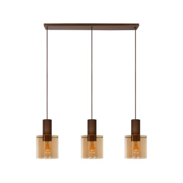 Lucide Toledo - hanglamp - 100 x 20 x 165 cm - amber
