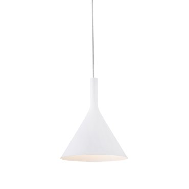 Faro Pam - hanglamp - Ø 16,5 x 21,5 cm - 11W LED incl. - mat wit